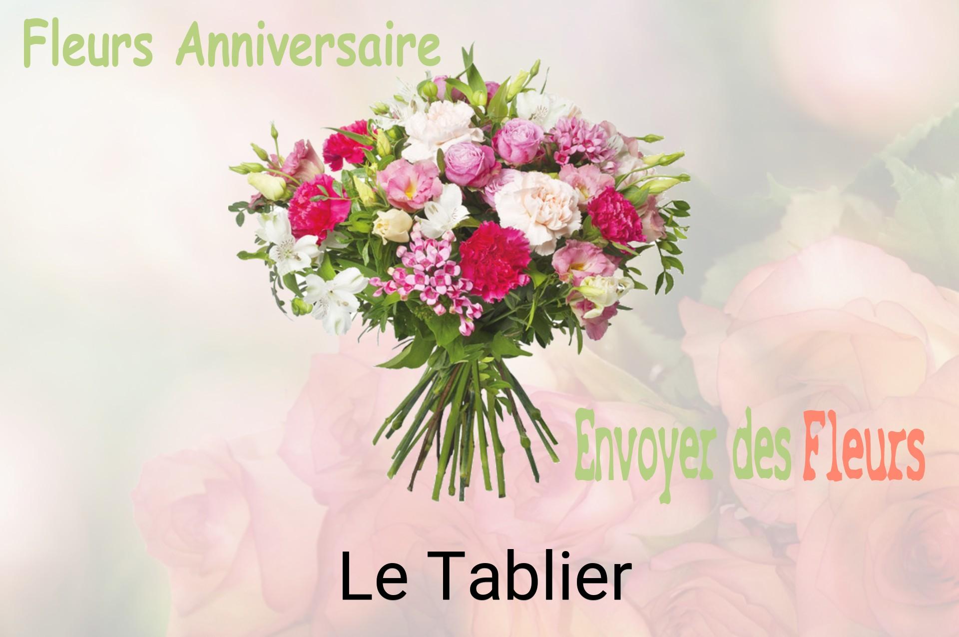 Bouquet de fleurs d’anniversaire livré à Le Tablier