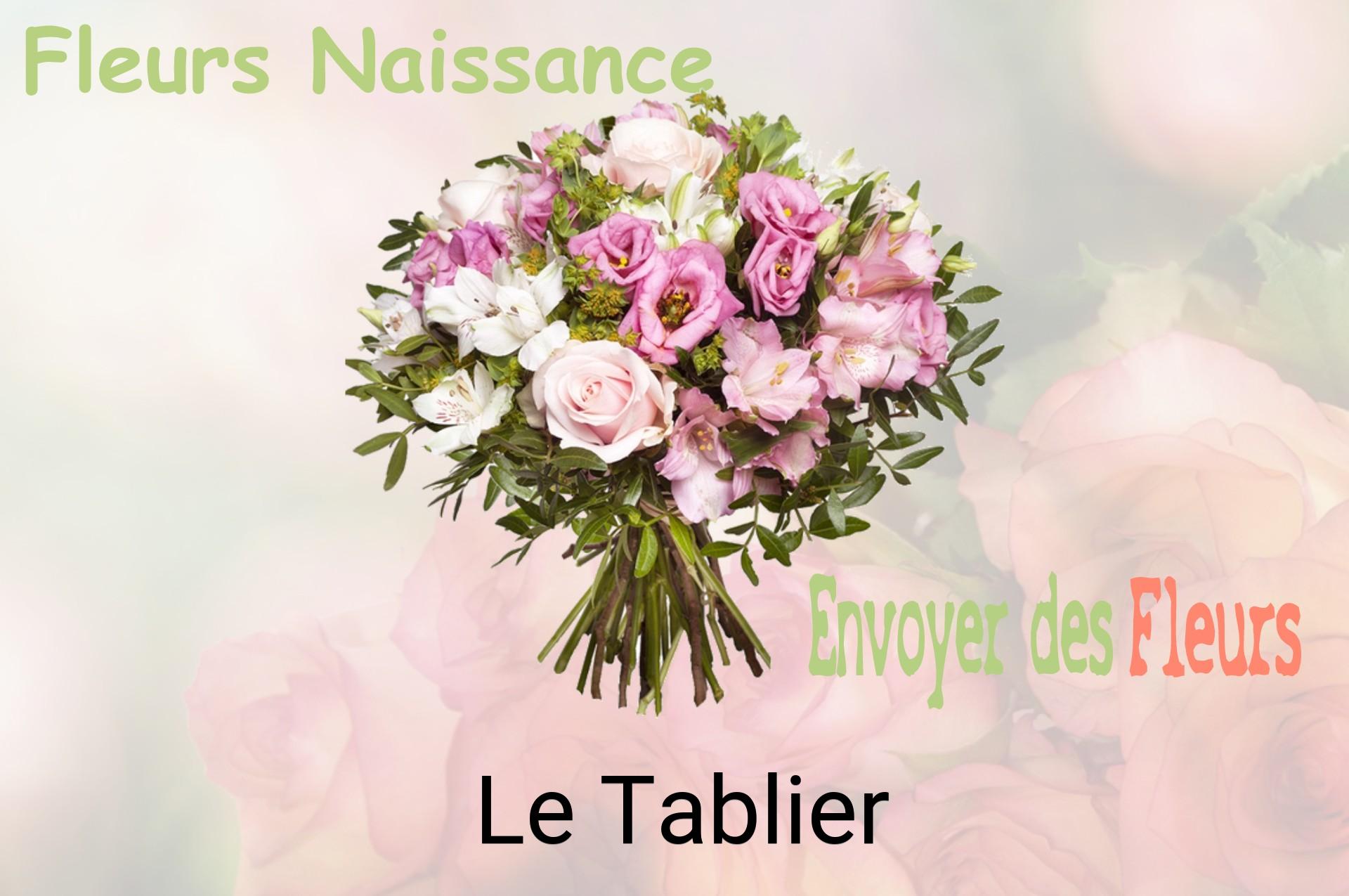 Bouquet de fleurs de naissance livré à Le Tablier